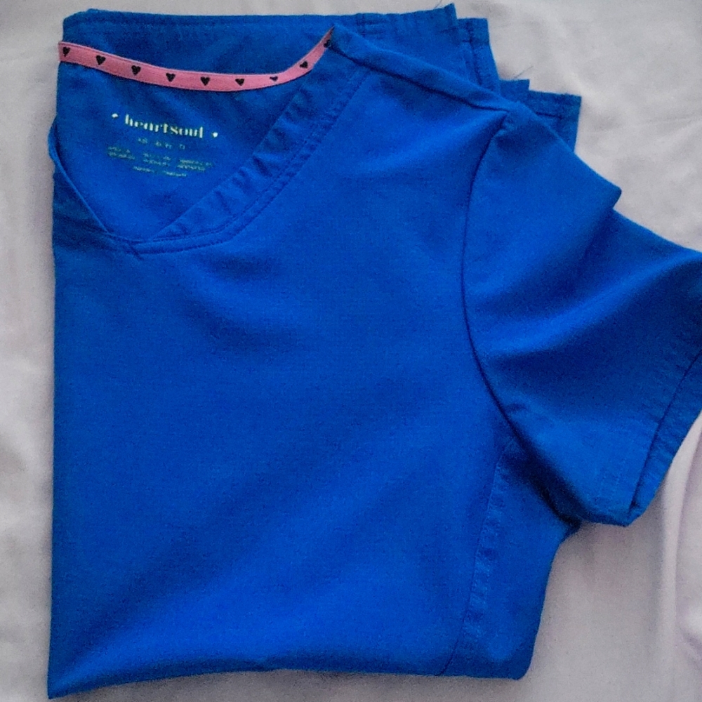Royal Scrub Top